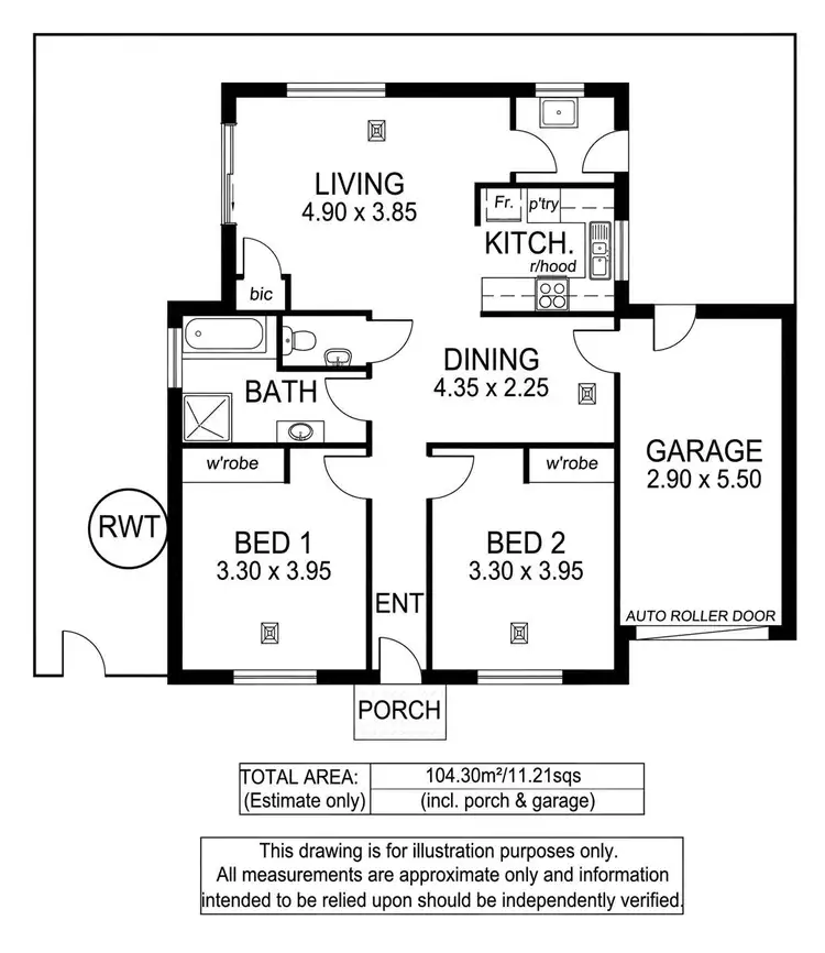 Floorplan of Homely house listing, 9a Hazel Street, Ascot Park SA 5043