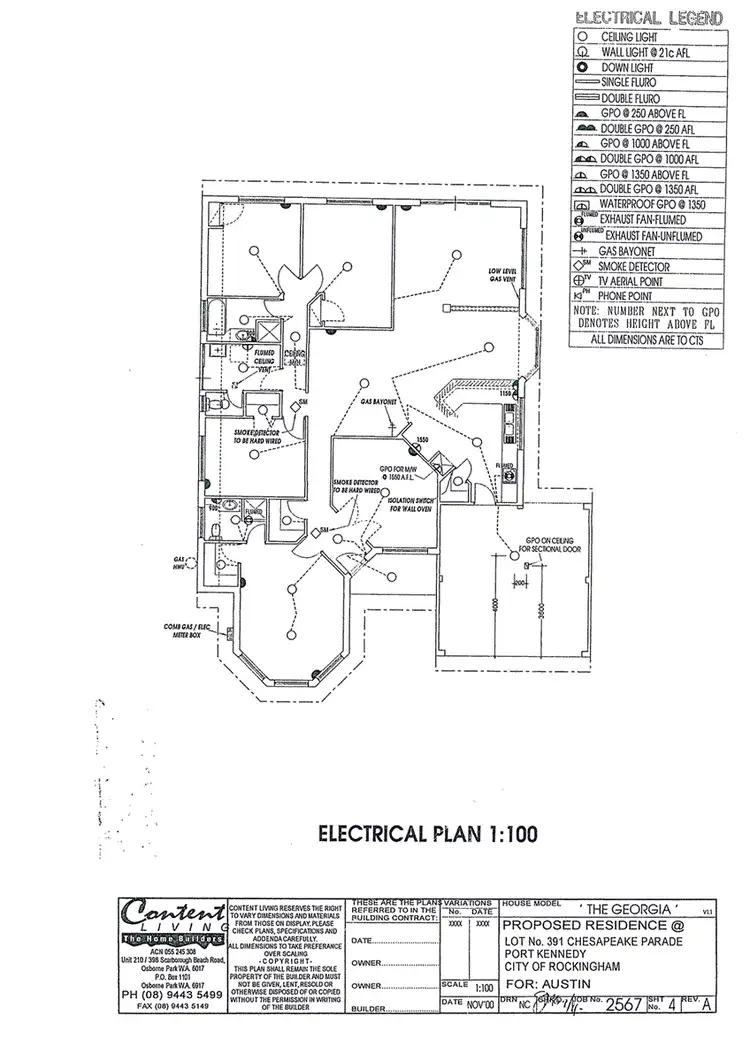 Floorplan of Homely house listing, 21 Chesapeake Parade, Port Kennedy WA 6172