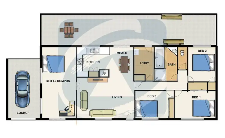 Floorplan of Homely house listing, 122-124 Chambers Flat Road, Waterford West QLD 4133