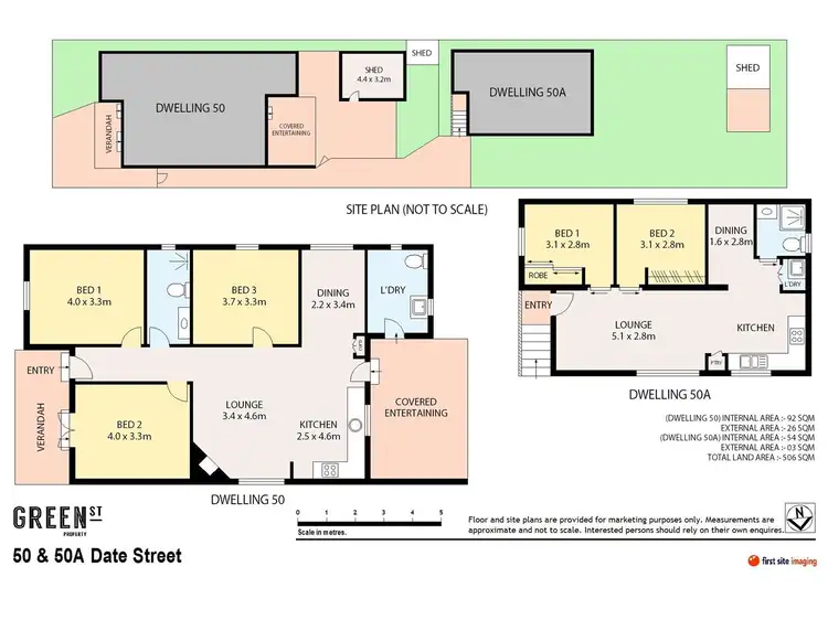 Floorplan of Homely house listing, 50 & 50a Date Street, Adamstown NSW 2289