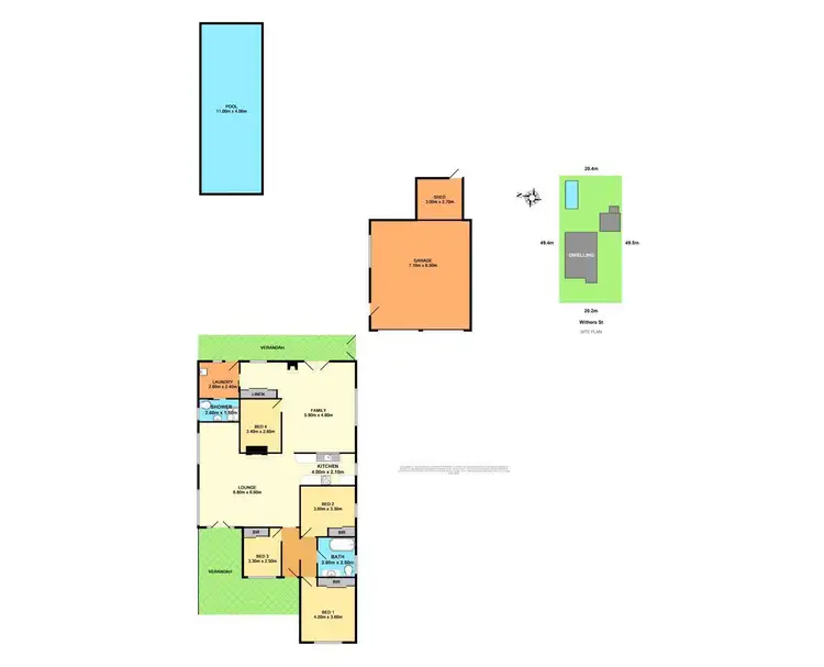 Floorplan of Homely house listing, 27 Withers Street, West Wallsend NSW 2286
