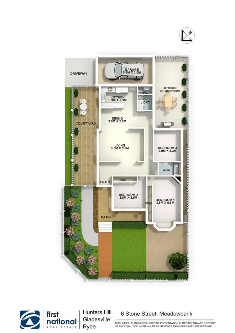 Floorplan of Homely house listing, 6 Stone Street, Meadowbank NSW 2114