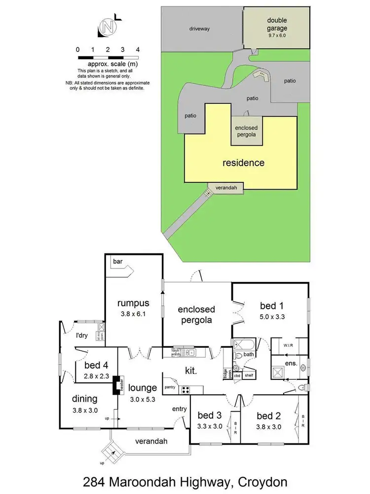 Floorplan of Homely house listing, 284 Maroondah Highway, Croydon VIC 3136