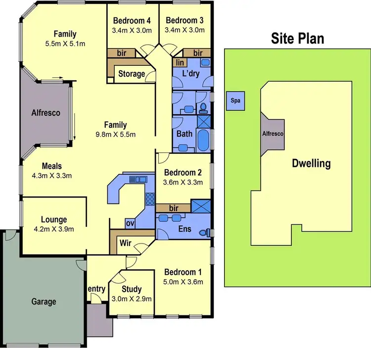 Floorplan of Homely house listing, 12 Wattle Valley Drive, Hillside VIC 3037