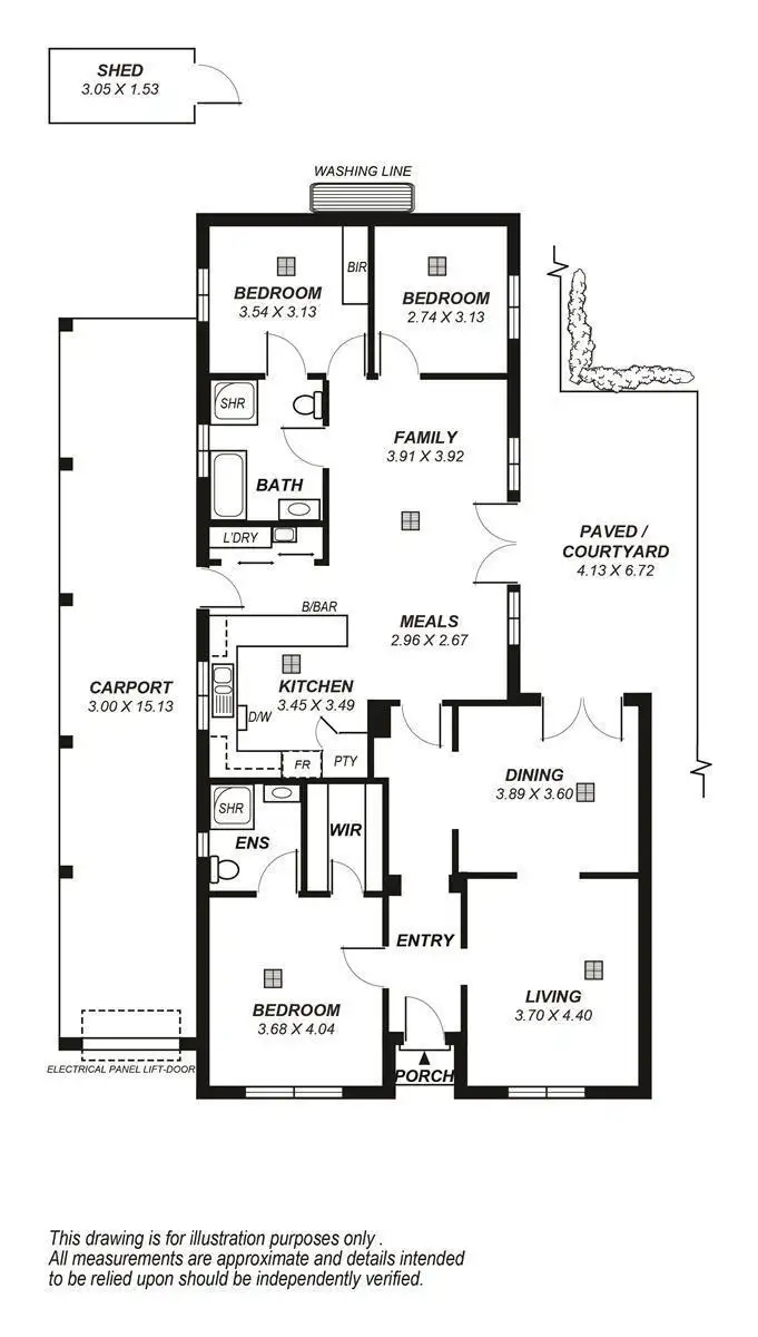 Floorplan of Homely house listing, 23 Rothesay Avenue, Hazelwood Park SA 5066