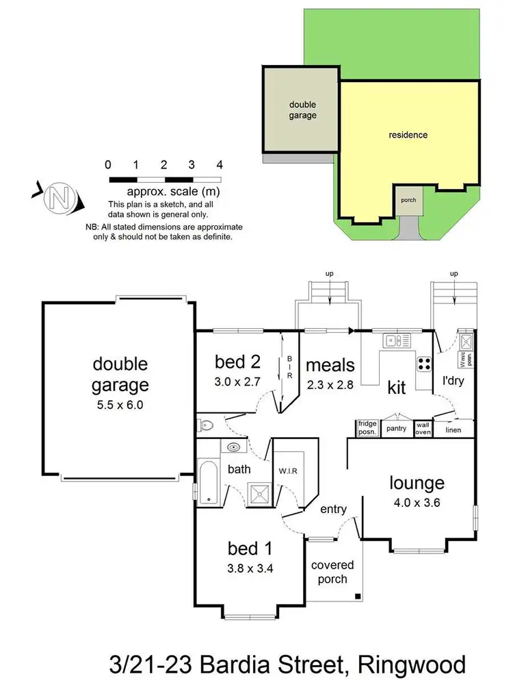 Floorplan of Homely unit listing, 3/21-23 Bardia Street, Ringwood VIC 3134