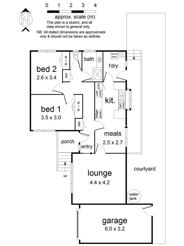 Floorplan of Homely unit listing, 4/26 Rosedale Crescent, Ringwood East VIC 3135