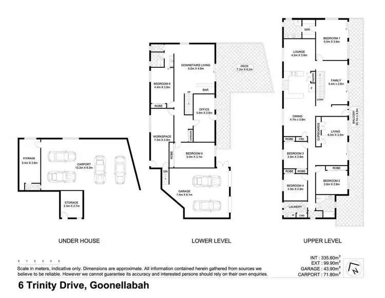 Floorplan of Homely house listing, 6 Trinity Drive, Goonellabah NSW 2480