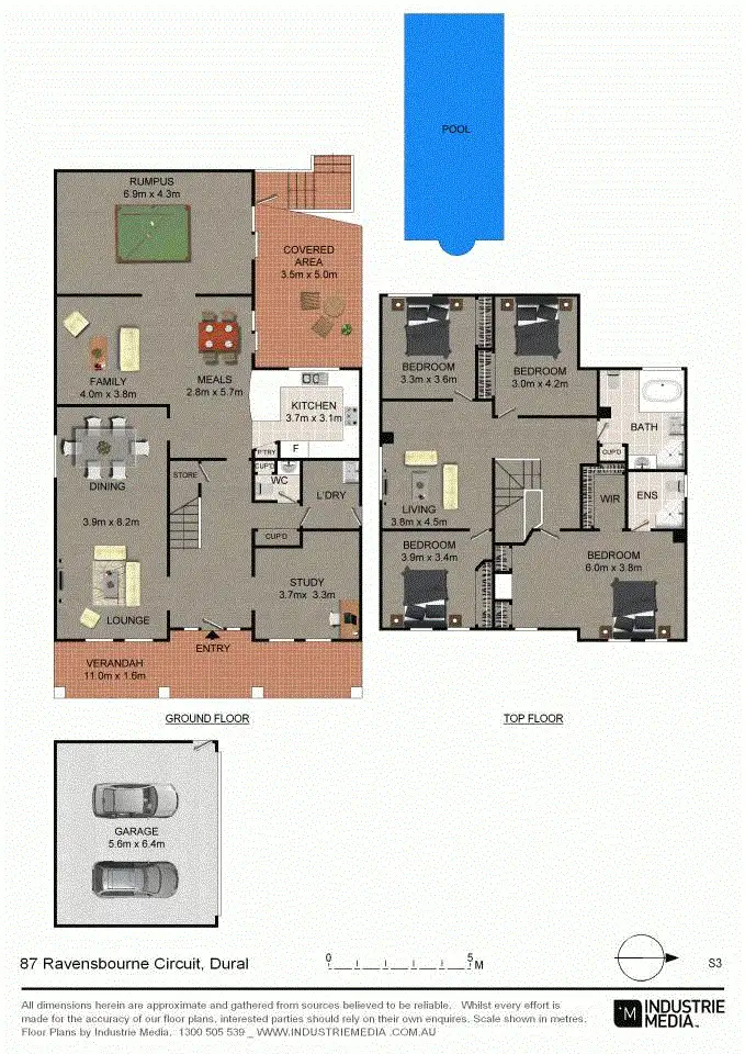 Floorplan of Homely house listing, 87 Ravensbourne Circuit, Dural NSW 2158