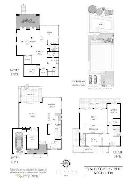 Floorplan of Homely house listing, 13 Weeroona Avenue, Woollahra NSW 2025