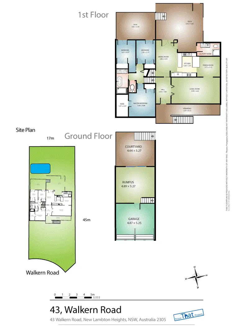 Floorplan of Homely house listing, 43 Walkern Road, New Lambton Heights NSW 2305