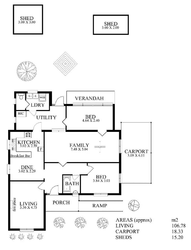 Floorplan of Homely house listing, 55 Dorene Street, St Marys SA 5042