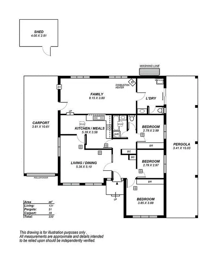 Floorplan of Homely house listing, 5 Target Hill Road, Salisbury Heights SA 5109