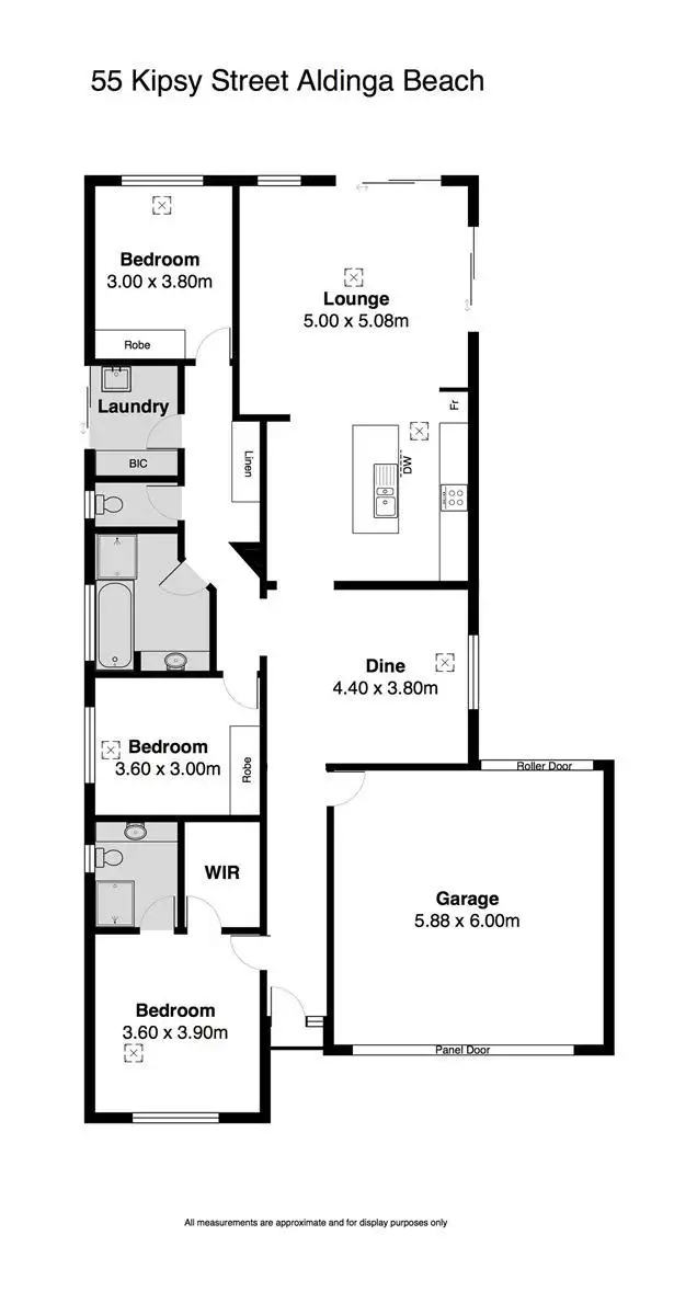 Floorplan of Homely house listing, 55 Kipsy Street, Aldinga Beach SA 5173