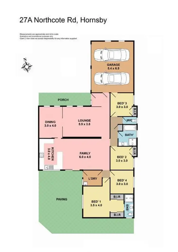 Floorplan of Homely house listing, 27A Northcote Road, Hornsby NSW 2077