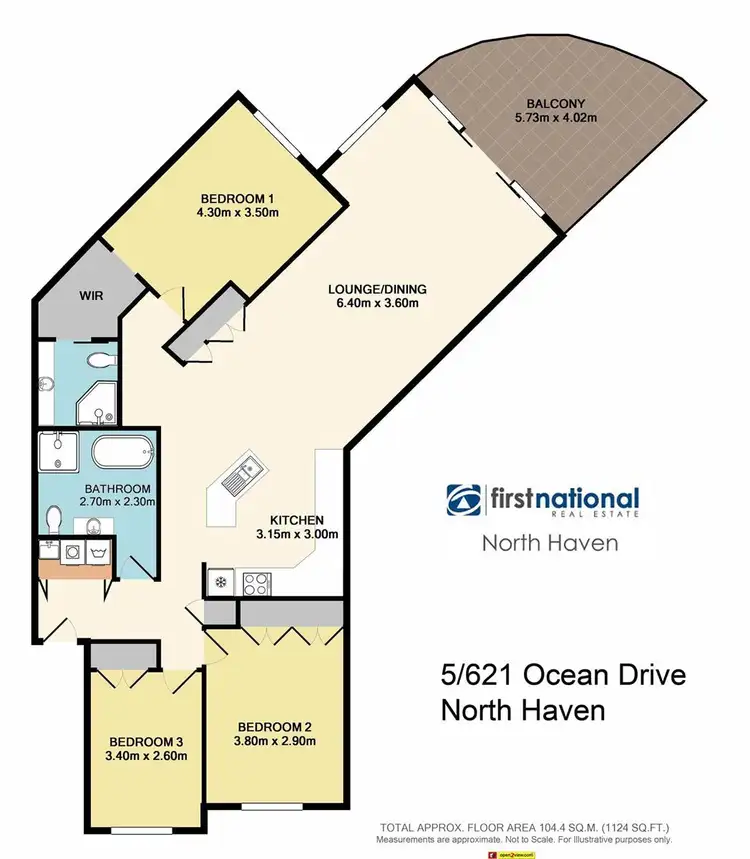 Floorplan of Homely apartment listing, 5/621 Ocean Drive, North Haven NSW 2443
