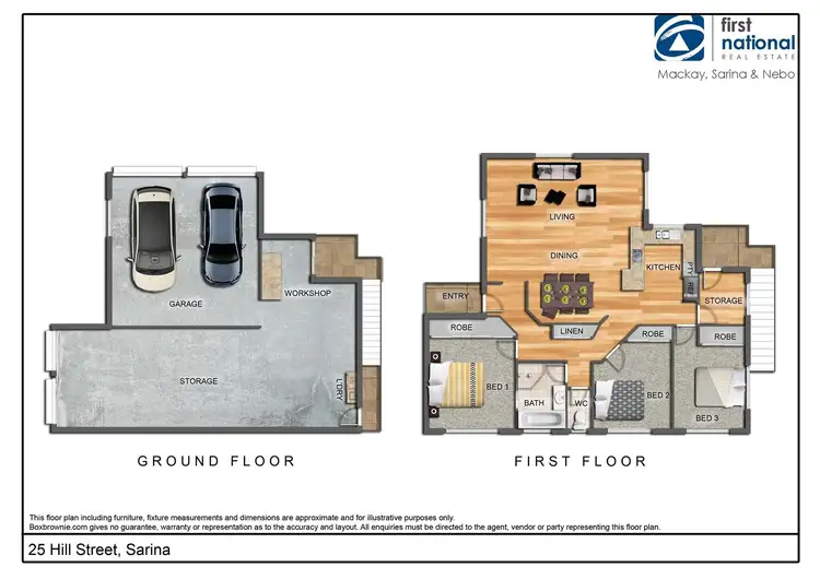 Floorplan of Homely house listing, 25 Hill Street, Sarina QLD 4737