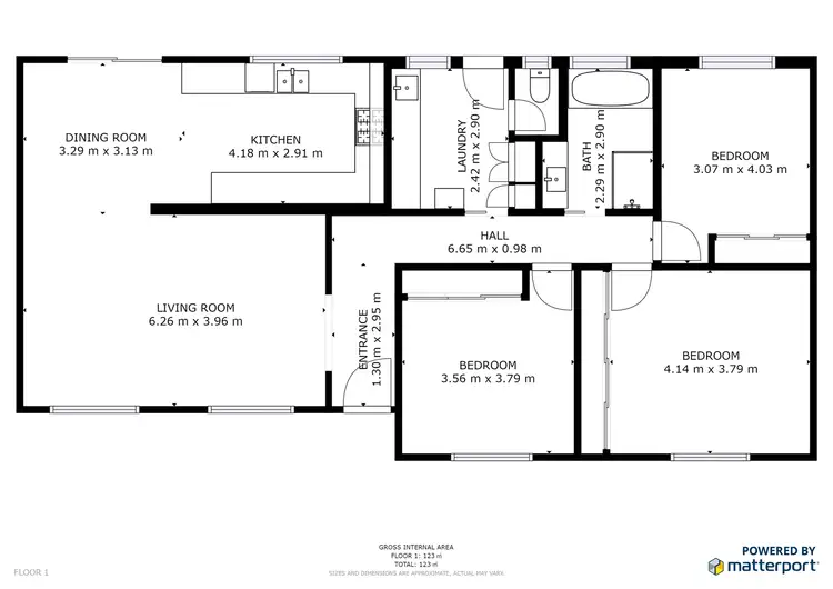 Floorplan of Homely house listing, 213 Commercial Street, Merbein VIC 3505