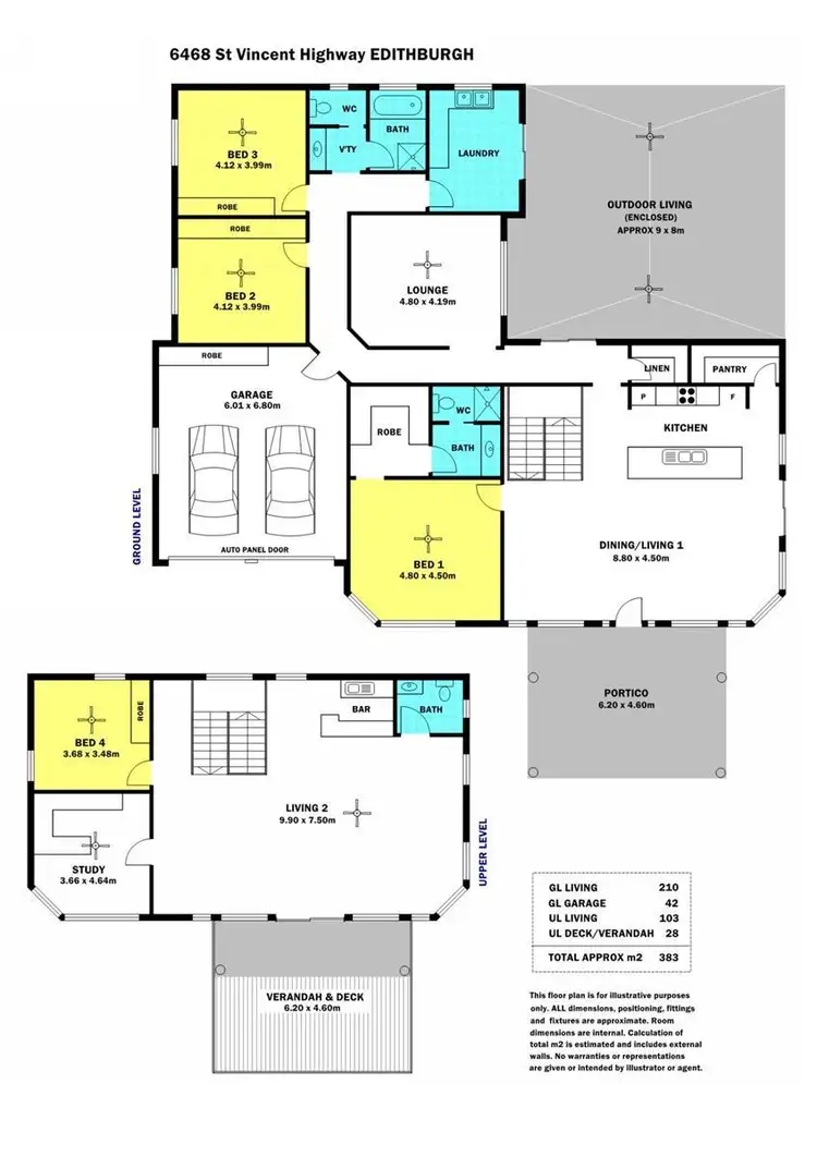 Floorplan of Homely house listing, Lot 6/6468 St Vincent Highway, Edithburgh SA 5583