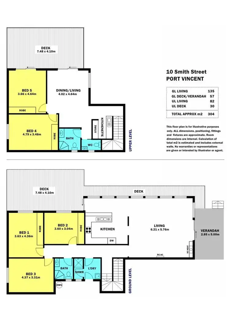 Floorplan of Homely house listing, 10 Smith Street, Port Vincent SA 5581