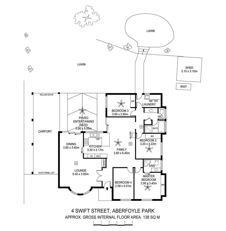 Floorplan of Homely house listing, 4 Swift Street, Aberfoyle Park SA 5159