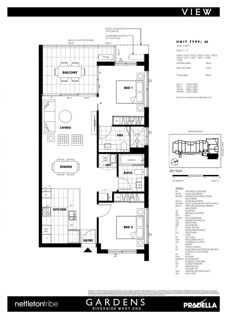 Floorplan of Homely apartment listing, 11009/30 Duncan Street, West End QLD 4101