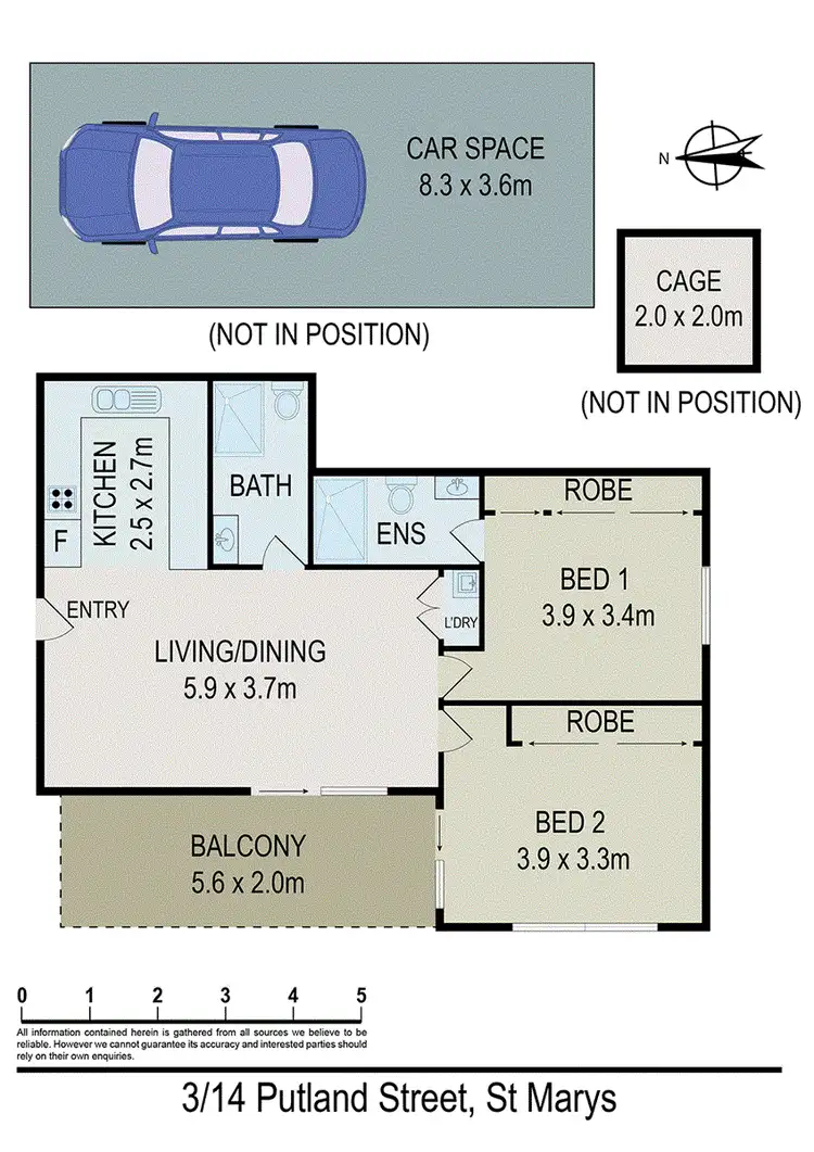 Floorplan of Homely apartment listing, 3/14 Putland Street, St Marys NSW 2760