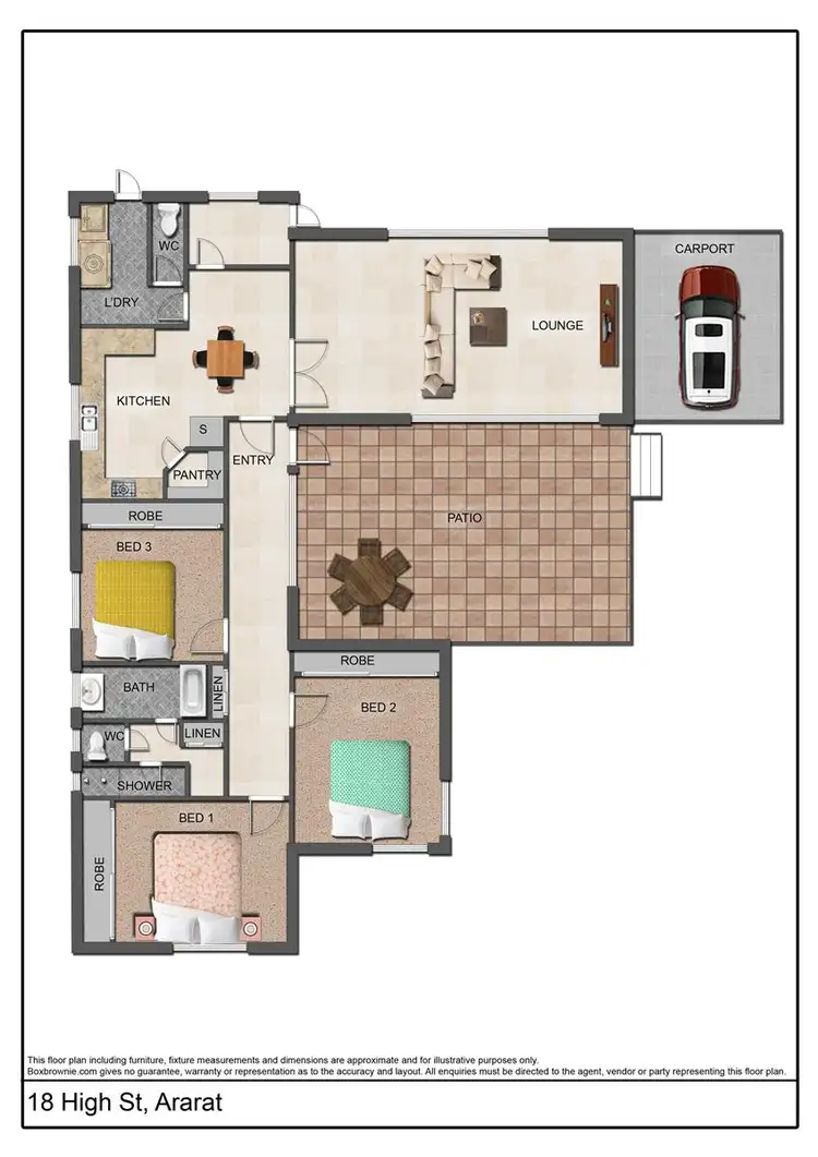 Floorplan of Homely house listing, 18 High Street, Ararat VIC 3377