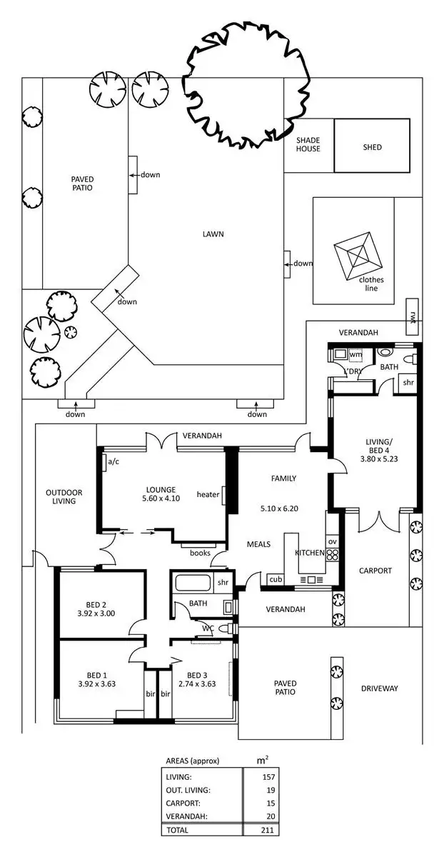 Floorplan of Homely house listing, 40 Manuel Avenue, Blair Athol SA 5084