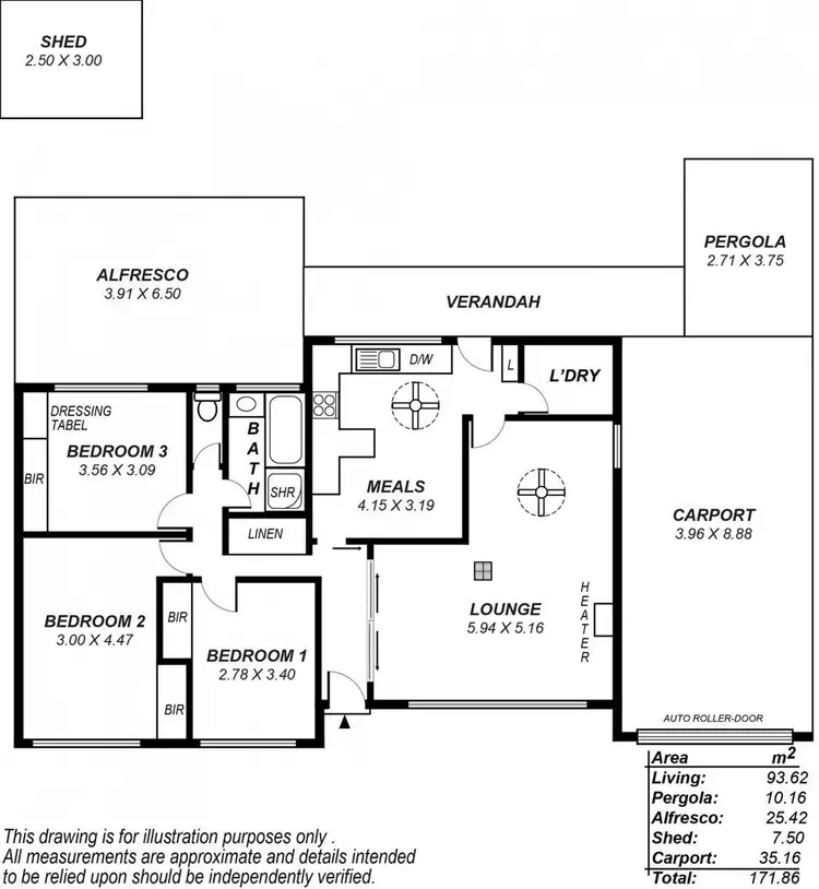 Floorplan of Homely house listing, 5 Trueman Avenue, Salisbury East SA 5109
