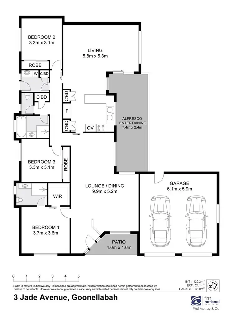 Floorplan of Homely house listing, 3 Jade Avenue, Goonellabah NSW 2480