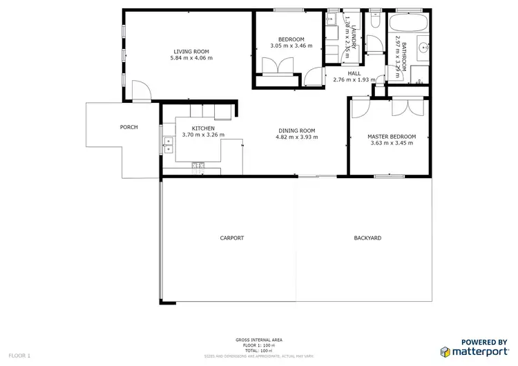 Floorplan of Homely apartment listing, 2 Anthony Street, Mildura VIC 3500