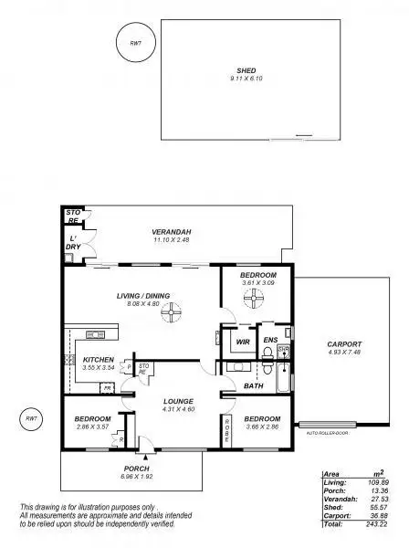 Floorplan of Homely house listing, 10 Charles Street, Mannum SA 5238