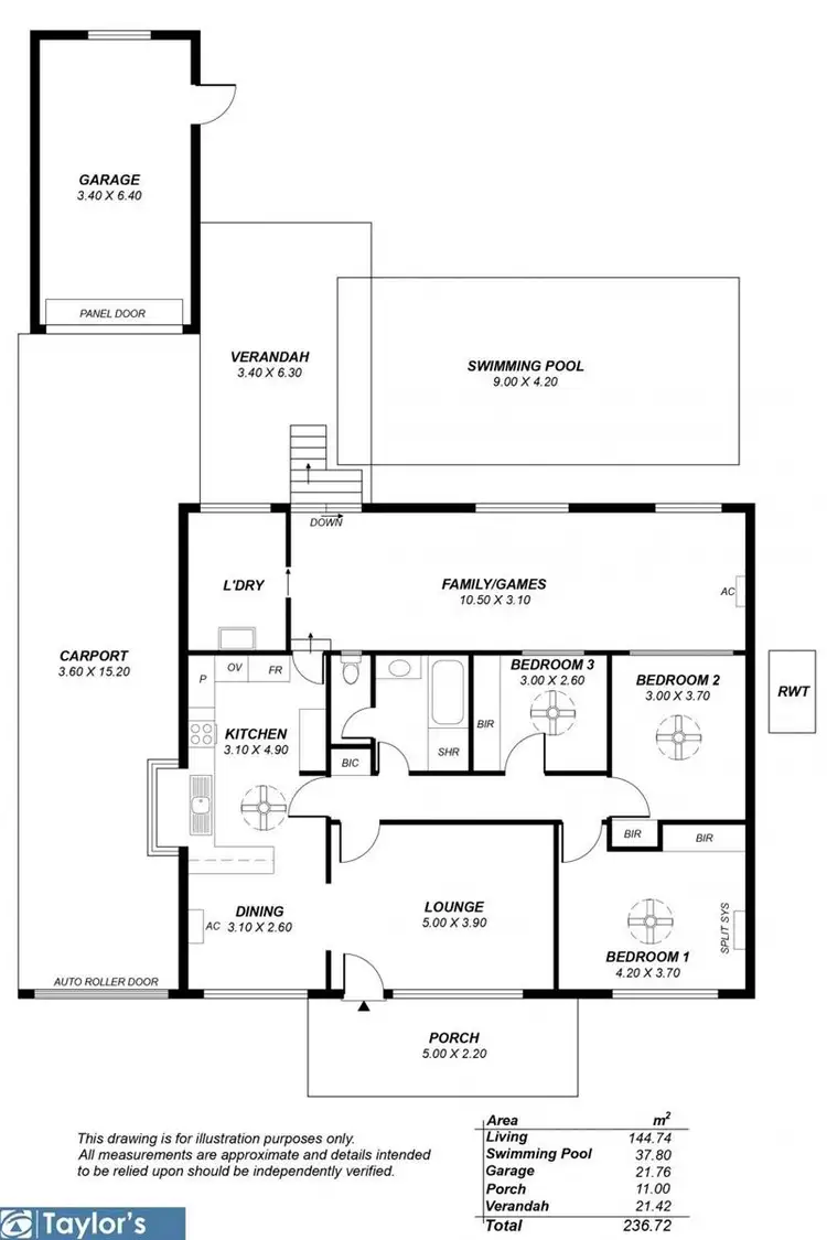 Floorplan of Homely house listing, 58 Liberman Road, Para Hills SA 5096