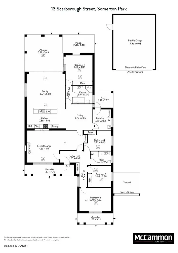 Floorplan of Homely house listing, 13 Scarborough Street, Somerton Park SA 5044