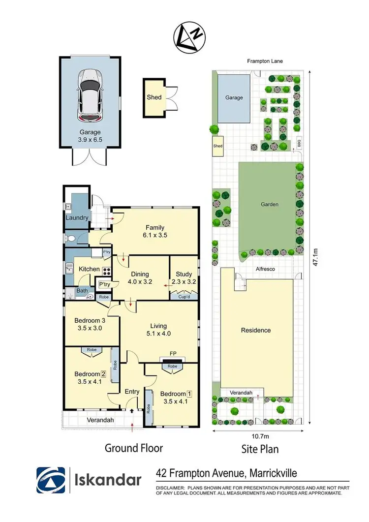 Floorplan of Homely house listing, 42 Frampton Avenue, Marrickville NSW 2204