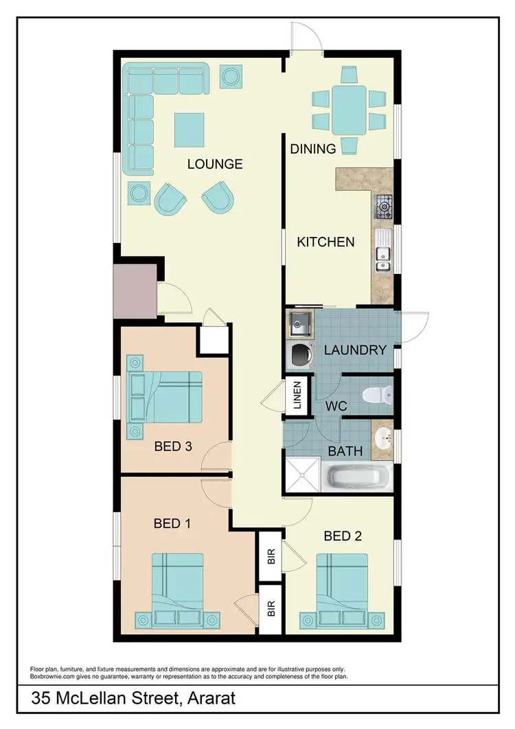 Floorplan of Homely house listing, 35 McLellan Street, Ararat VIC 3377