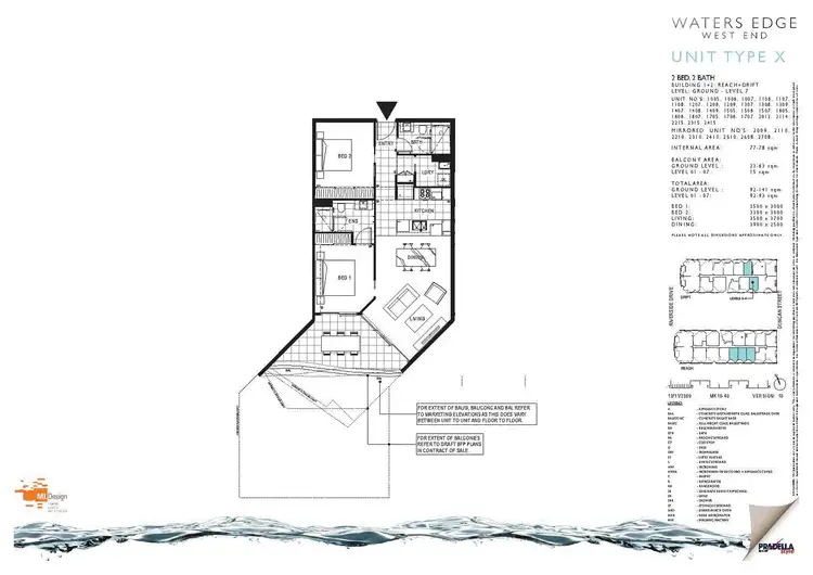 Floorplan of Homely apartment listing, 1407/45 Duncan Street, West End QLD 4101