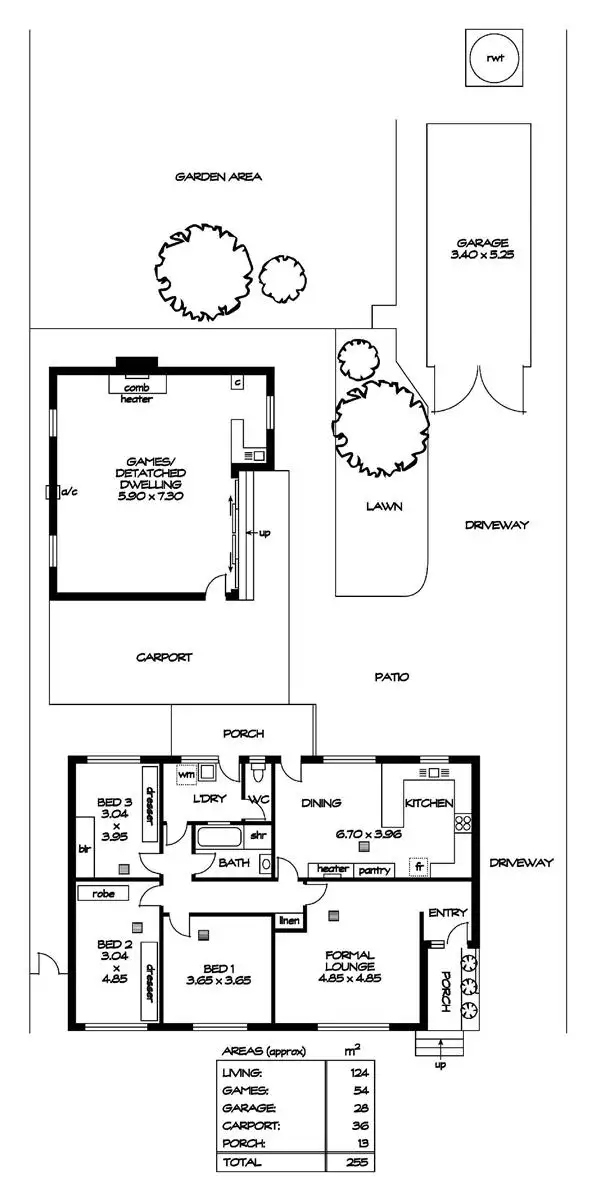 Floorplan of Homely house listing, 4 Wells Road, Dernancourt SA 5075