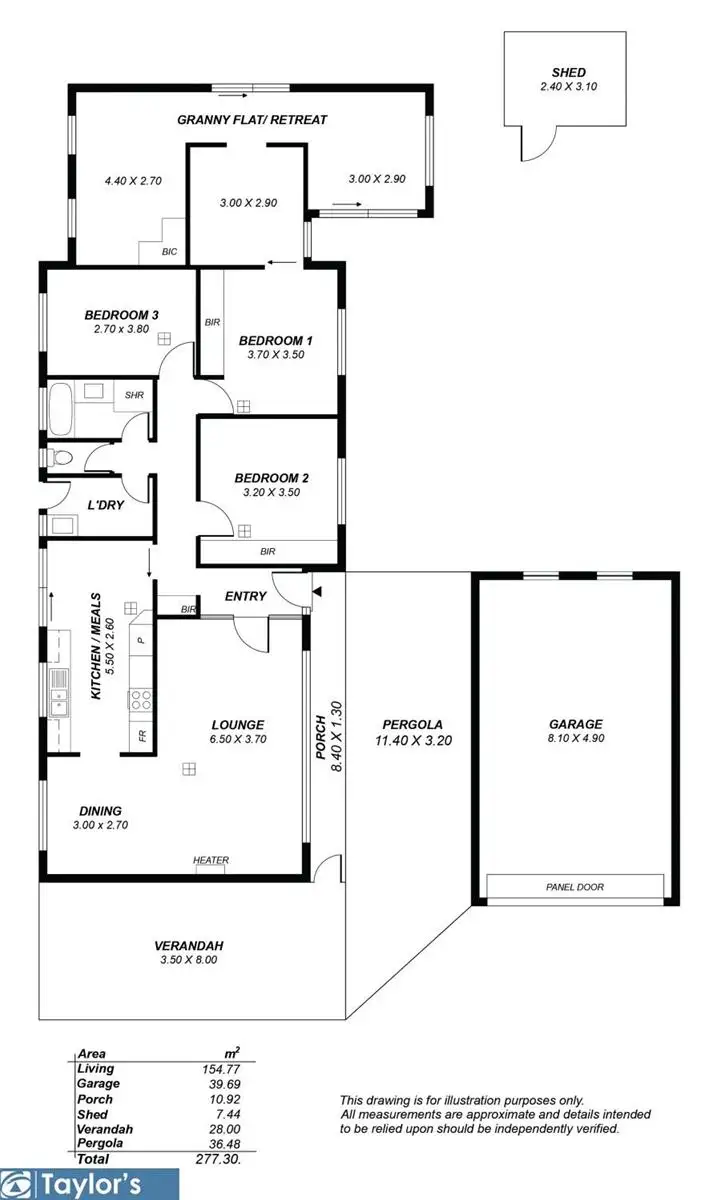 Floorplan of Homely house listing, 4 Brolga Avenue, Ingle Farm SA 5098