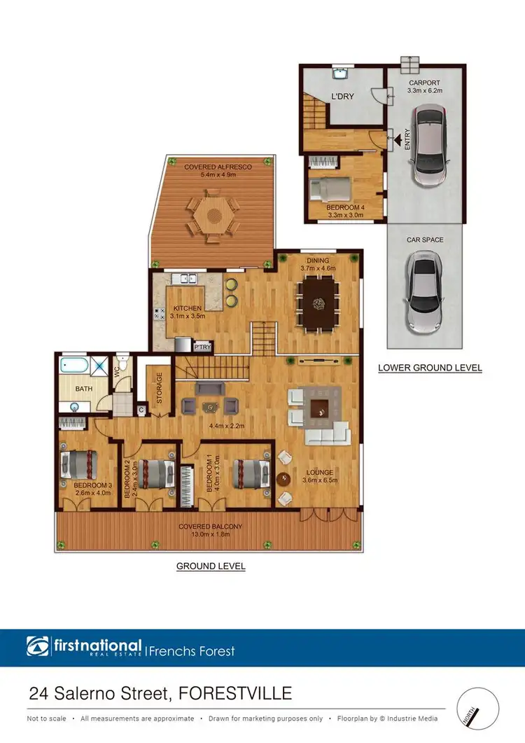 Floorplan of Homely house listing, 24 Salerno Street, Forestville NSW 2087
