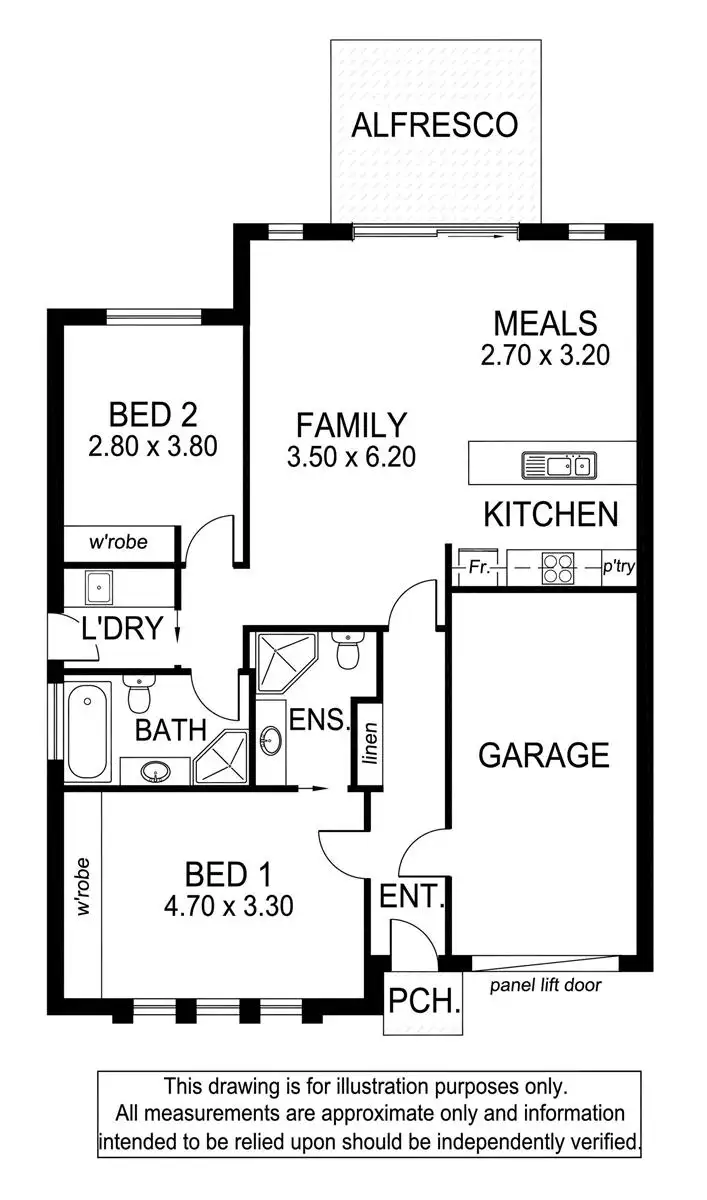 Floorplan of Homely house listing, 15c Shearer Avenue, Seacombe Gardens SA 5047
