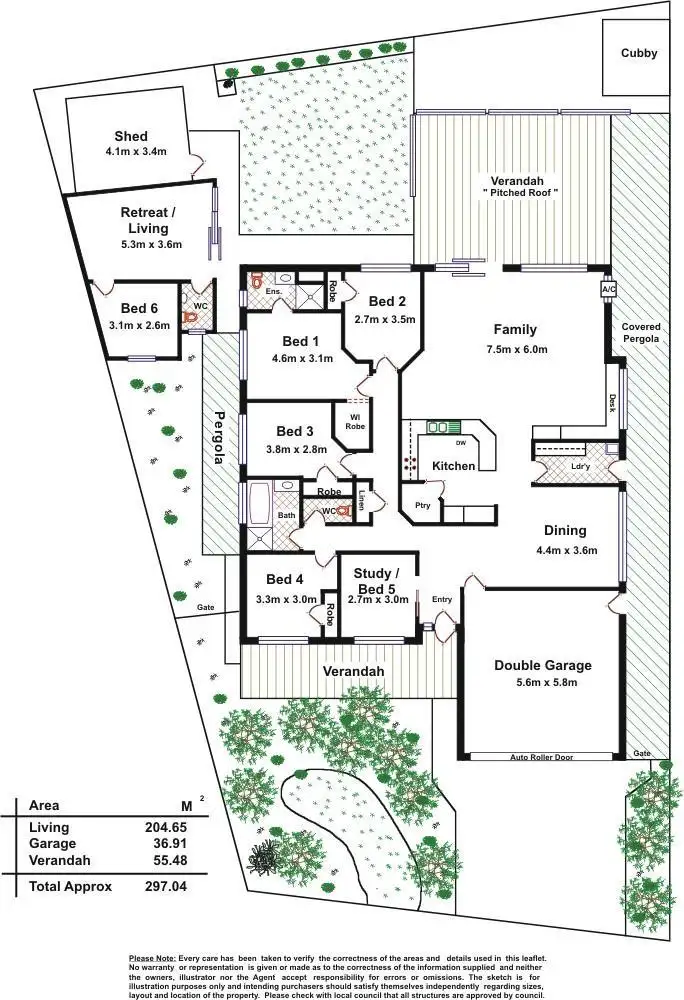 Floorplan of Homely house listing, 3 Tramway Crescent, Sheidow Park SA 5158