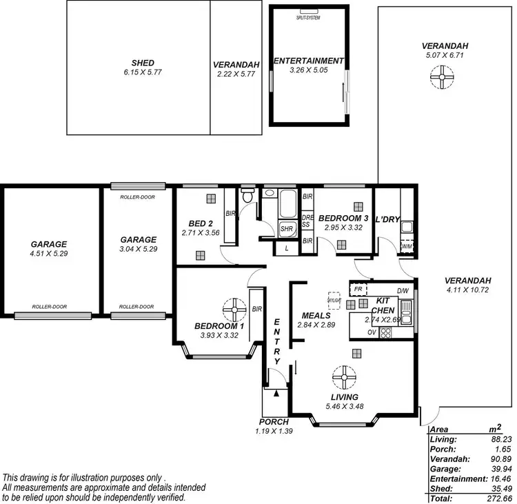 Floorplan of Homely house listing, 1 Gothic Drive, Paradise SA 5075