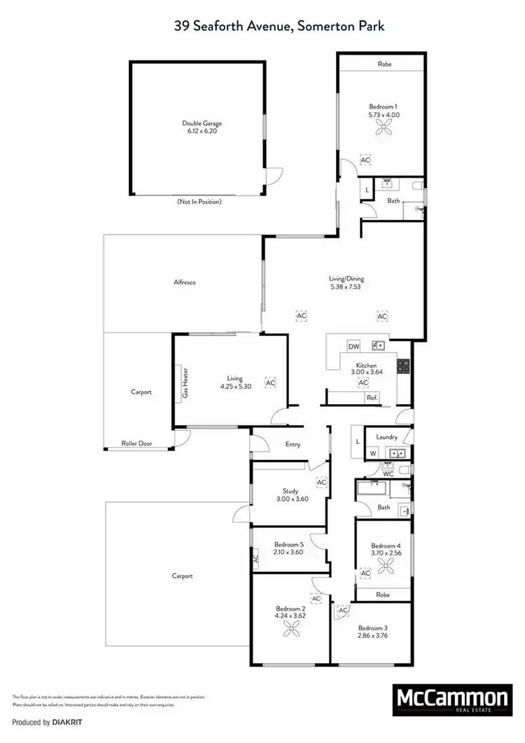 Floorplan of Homely house listing, 39 Seaforth Avenue, Somerton Park SA 5044