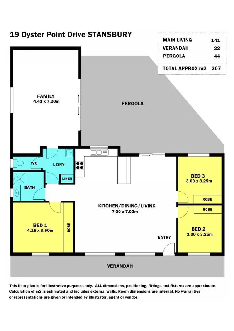 Floorplan of Homely house listing, 19 Oyster Point Drive, Stansbury SA 5582