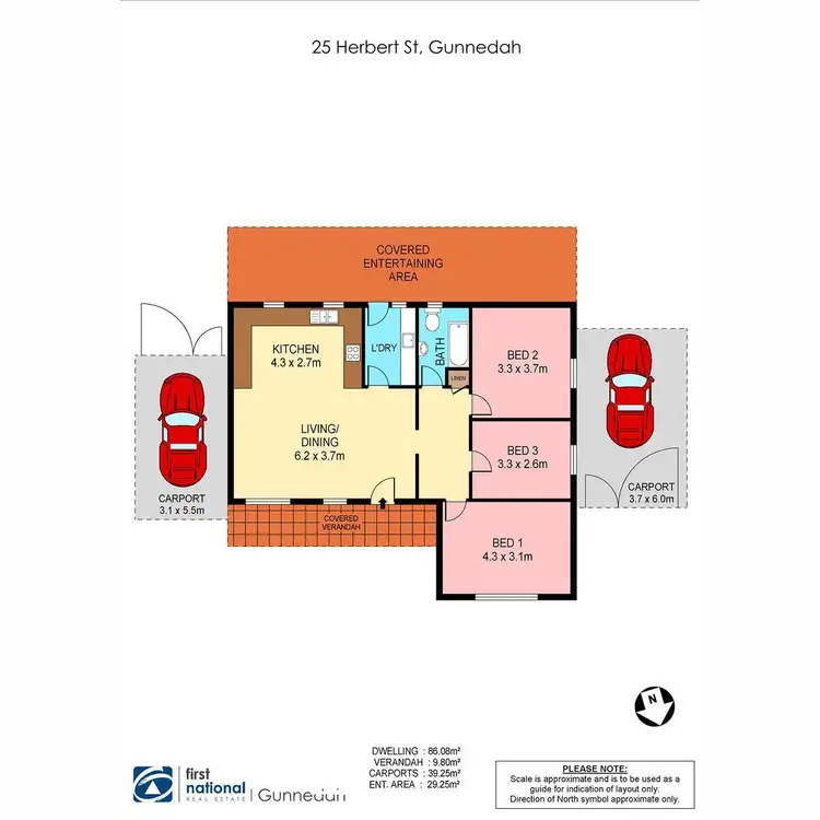 Floorplan of Homely house listing, 25 Herbert Street, Gunnedah NSW 2380