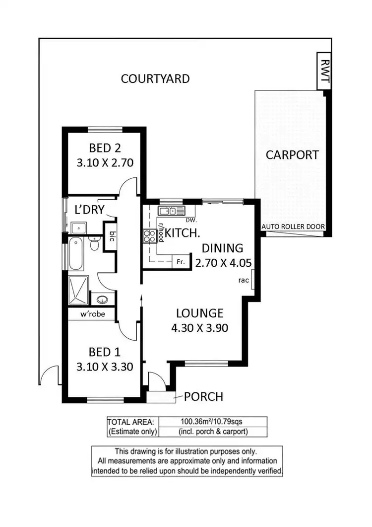 Floorplan of Homely house listing, 2E Limbert Avenue, Seacombe Gardens SA 5047
