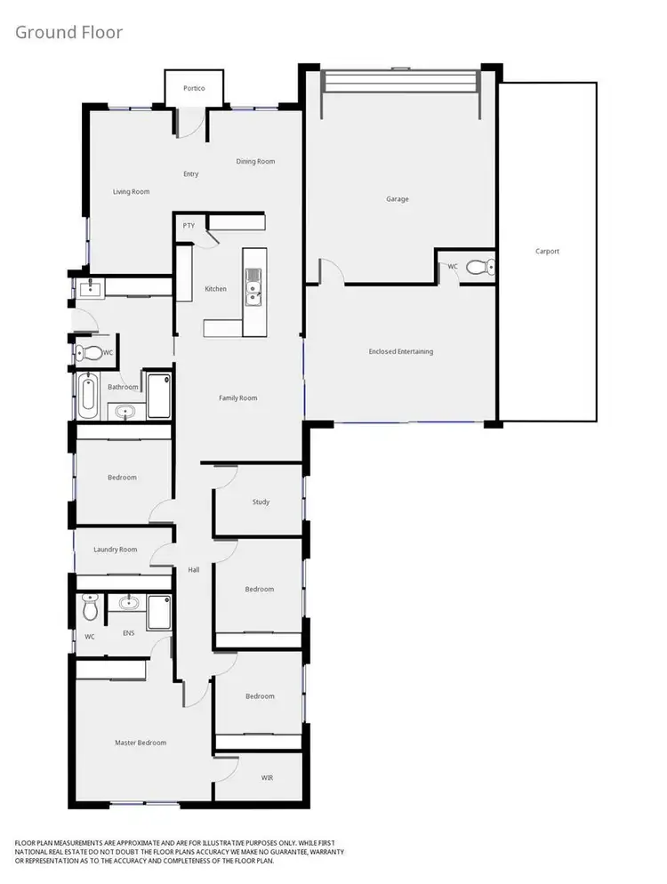 Floorplan of Homely house listing, 4 Kerferd Court, Wodonga VIC 3690