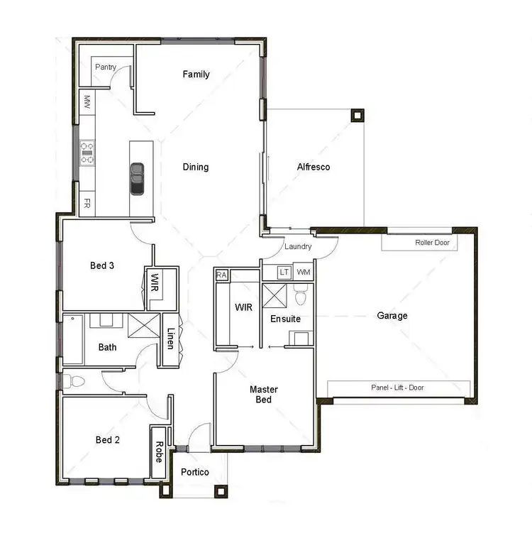 Floorplan of Homely house listing, 18 Keighran Avenue, Wodonga VIC 3690